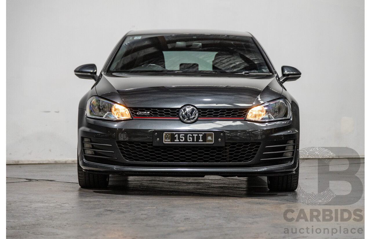 3/2015 Volkswagen Golf GTi AU MK7 MY15 5d Hatchback Carbon Steel Metallic Turbo 2.0L