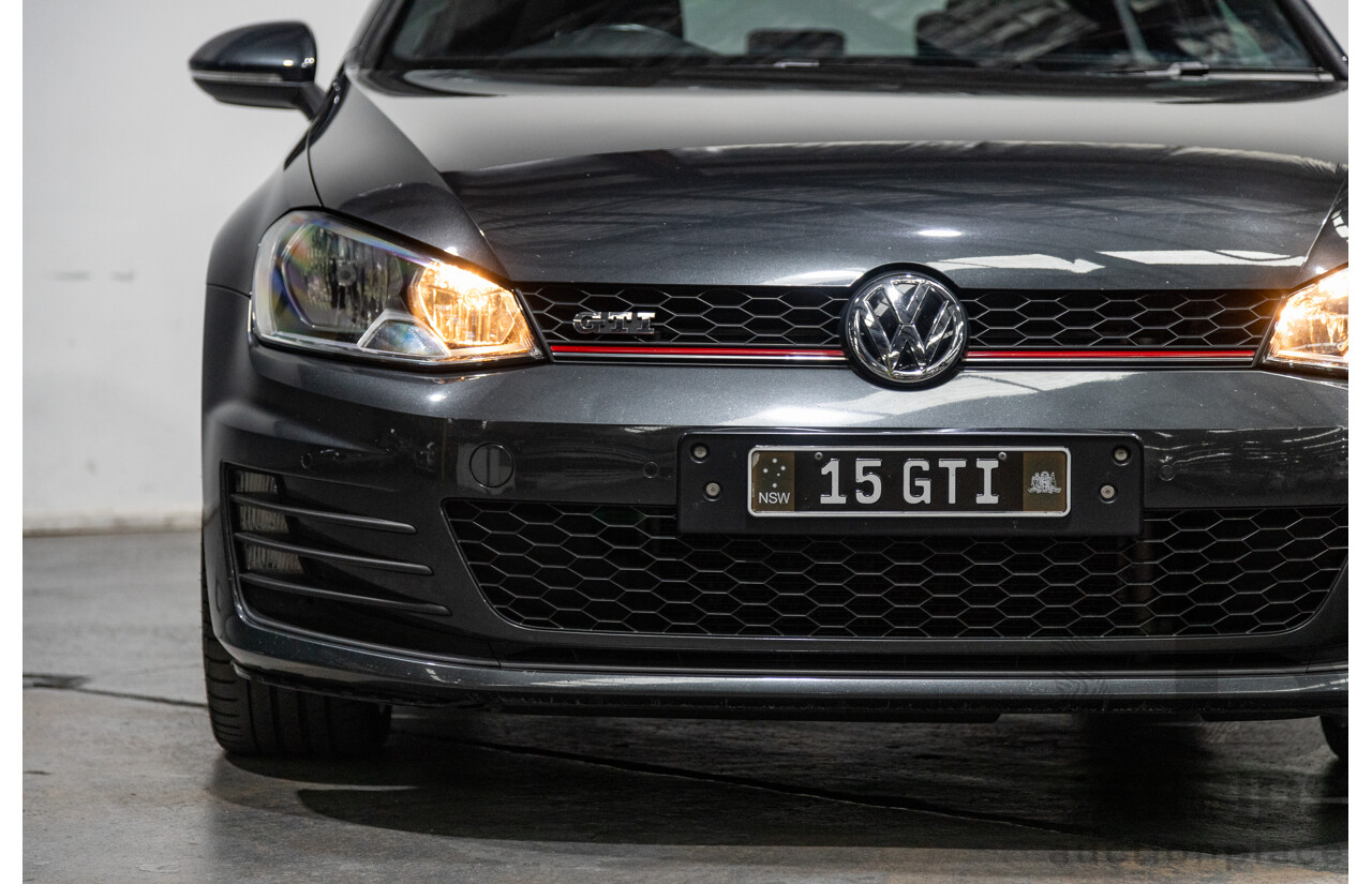 3/2015 Volkswagen Golf GTi AU MK7 MY15 5d Hatchback Carbon Steel Metallic Turbo 2.0L