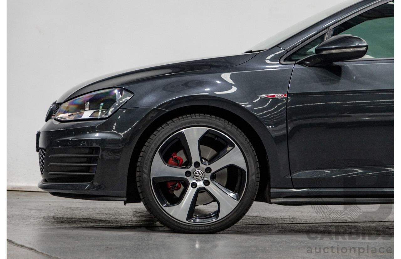 3/2015 Volkswagen Golf GTi AU MK7 MY15 5d Hatchback Carbon Steel Metallic Turbo 2.0L