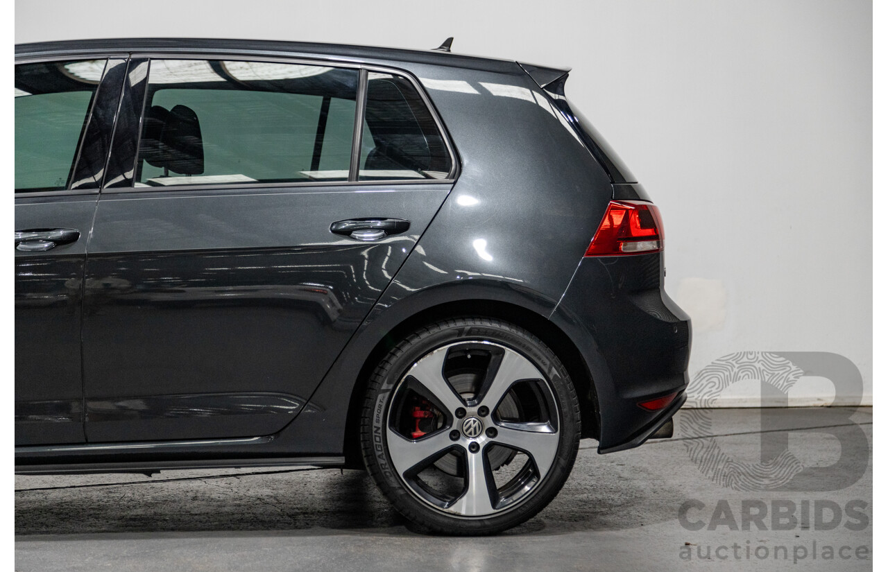 3/2015 Volkswagen Golf GTi AU MK7 MY15 5d Hatchback Carbon Steel Metallic Turbo 2.0L