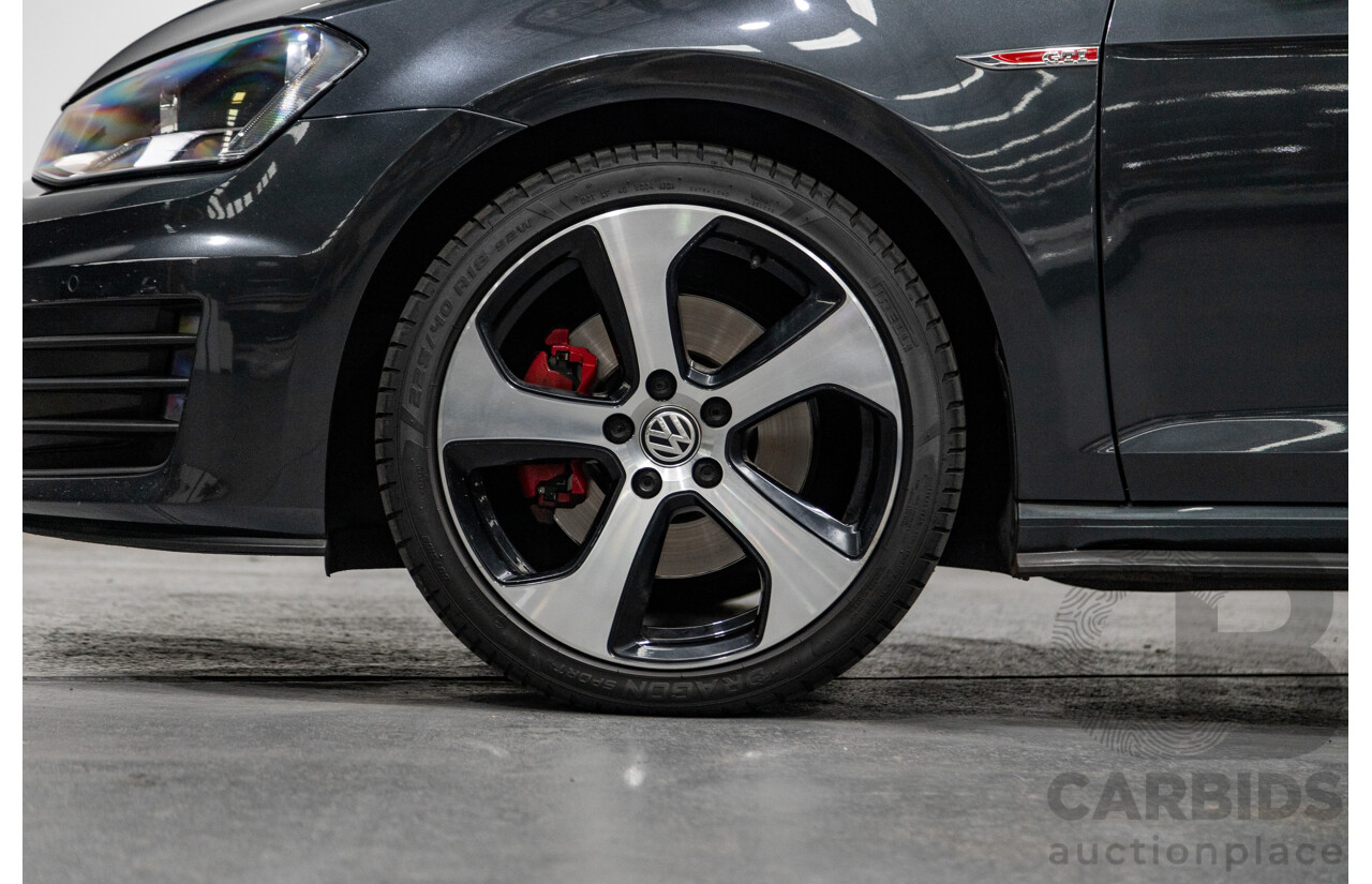 3/2015 Volkswagen Golf GTi AU MK7 MY15 5d Hatchback Carbon Steel Metallic Turbo 2.0L