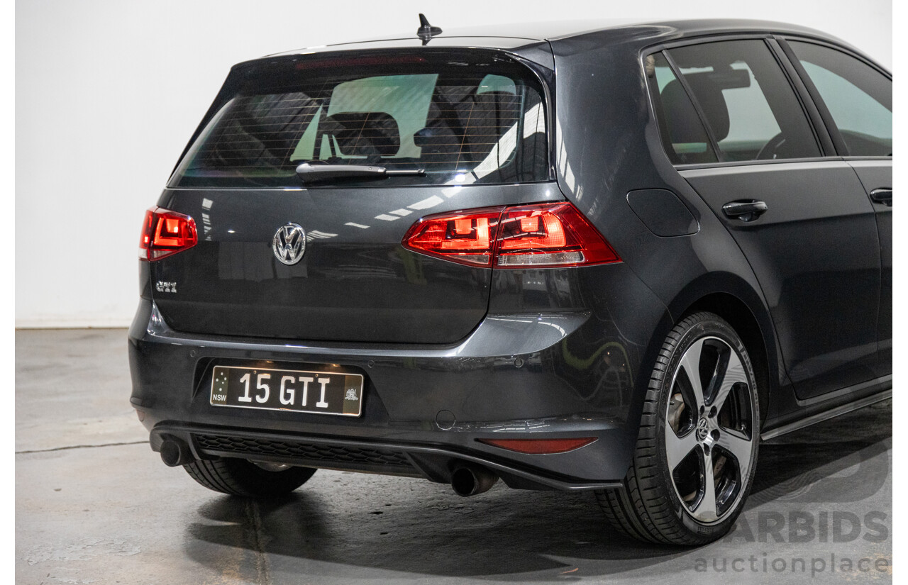 3/2015 Volkswagen Golf GTi AU MK7 MY15 5d Hatchback Carbon Steel Metallic Turbo 2.0L