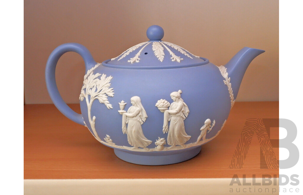 Wedgwood Jasper Ware Teapot