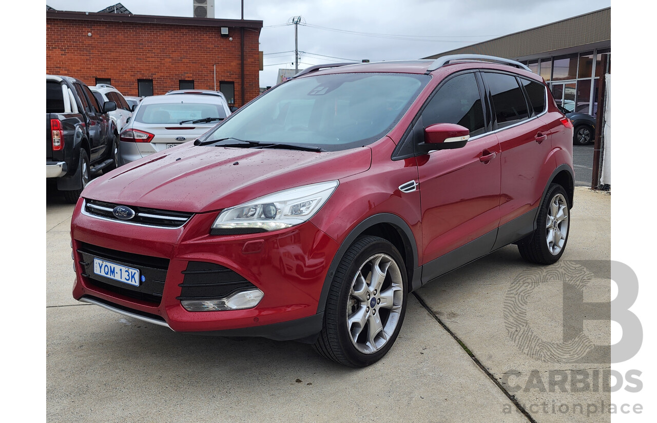 08/2015 Ford Kuga TITANIUM (AWD) AWD TF MK 2 4D Wagon Red 2.0L