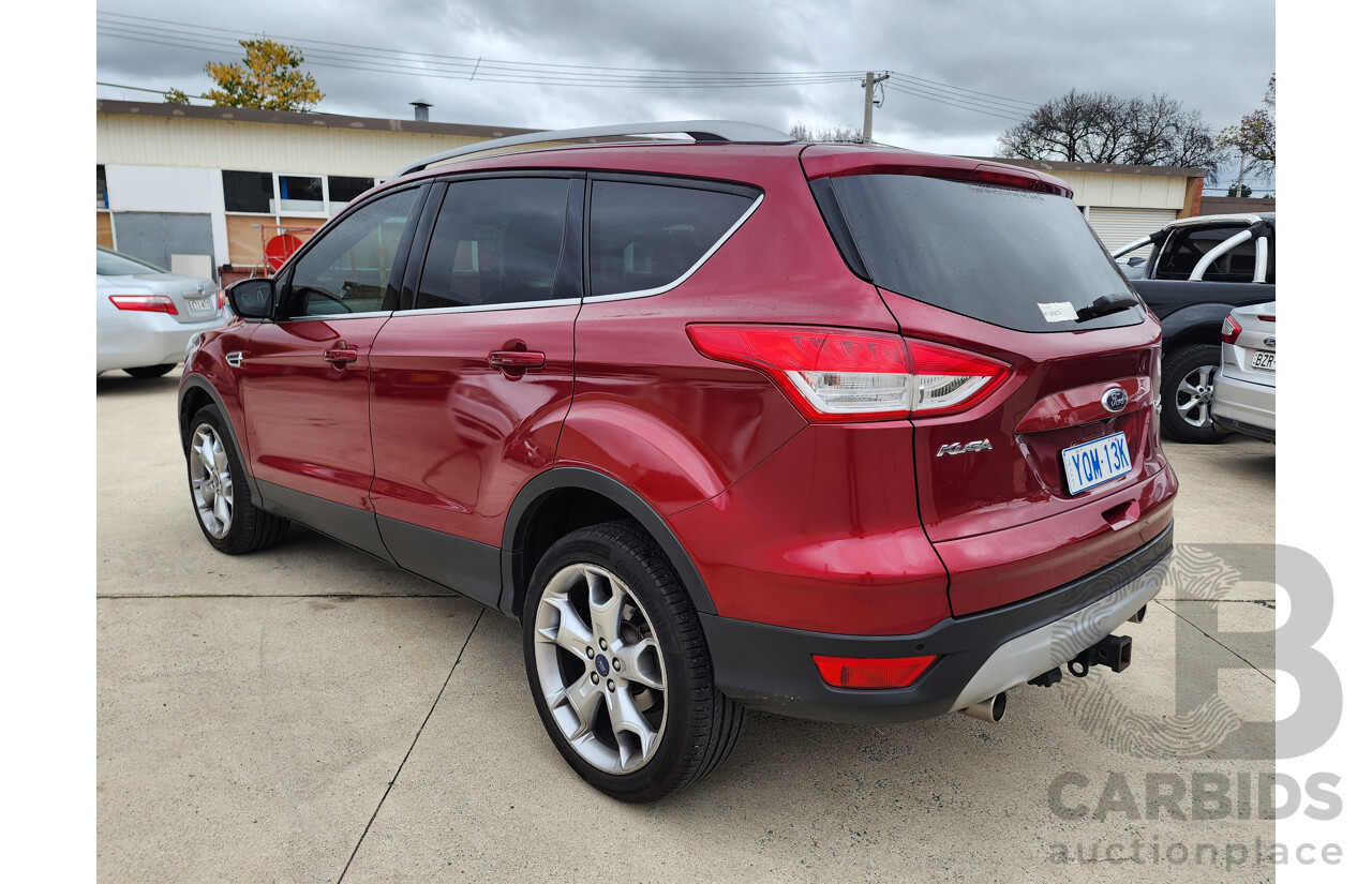 08/2015 Ford Kuga TITANIUM (AWD) AWD TF MK 2 4D Wagon Red 2.0L