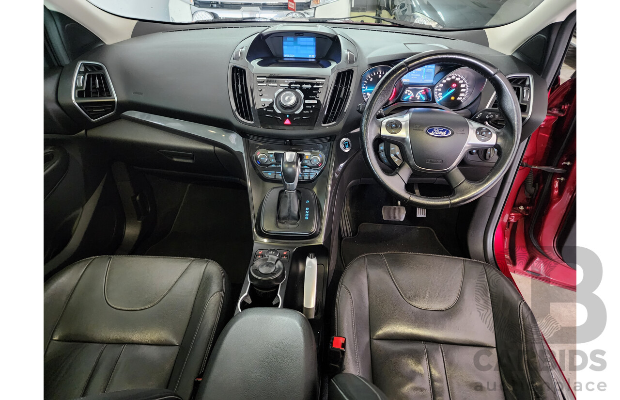 08/2015 Ford Kuga TITANIUM (AWD) AWD TF MK 2 4D Wagon Red 2.0L