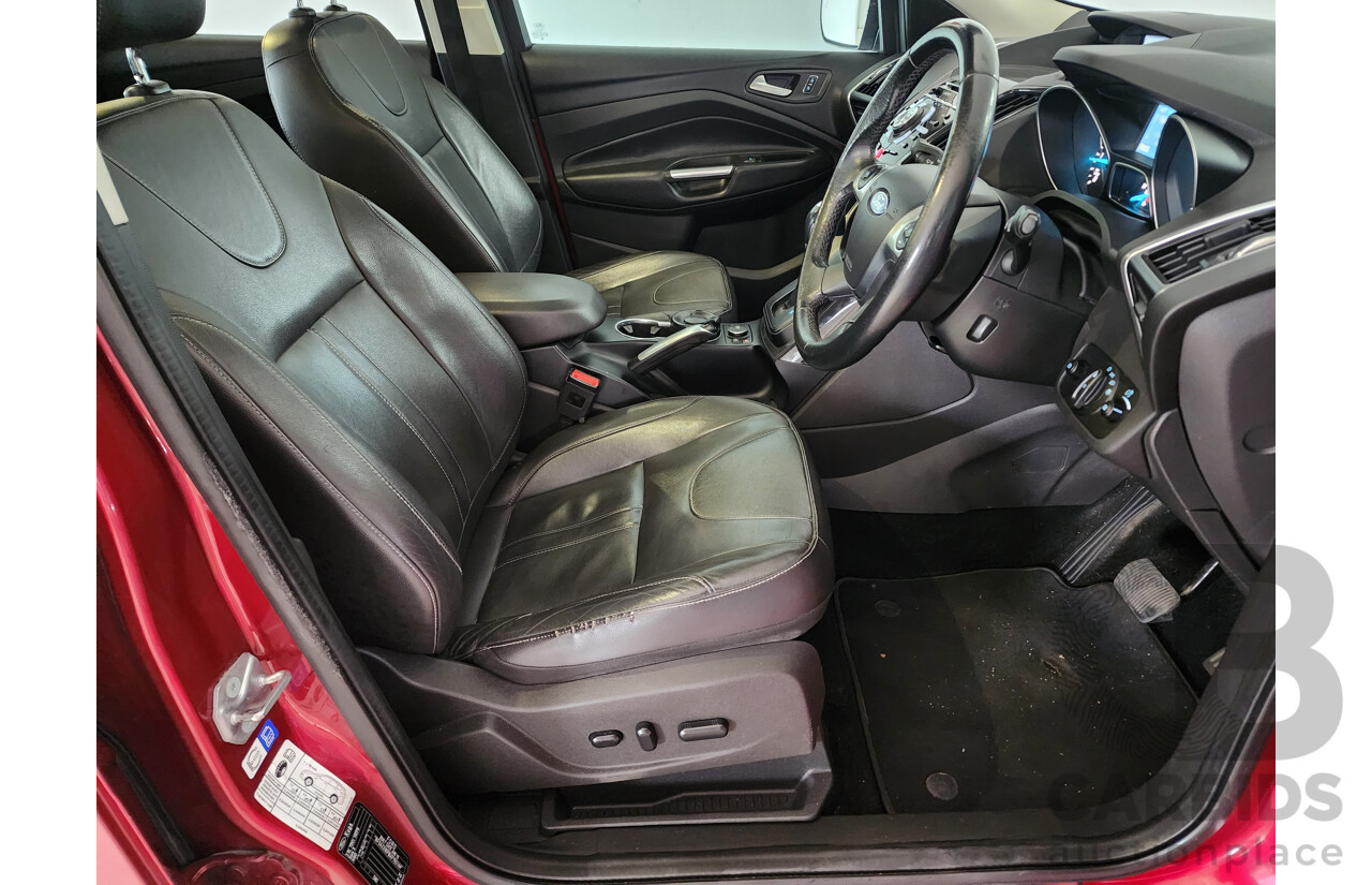 08/2015 Ford Kuga TITANIUM (AWD) AWD TF MK 2 4D Wagon Red 2.0L