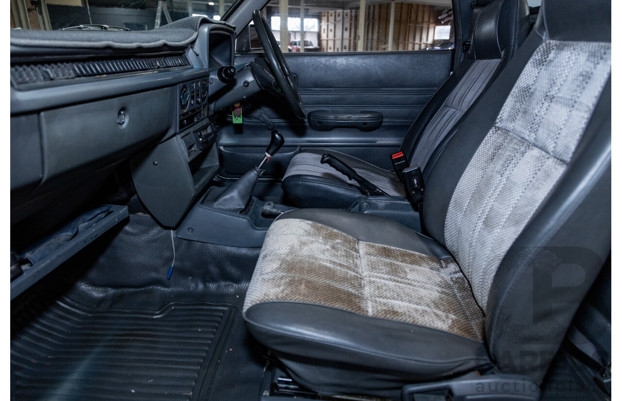 5/1991 Subaru Brumby Special GL Targa Roof (4x4) P/Up White 1.8L