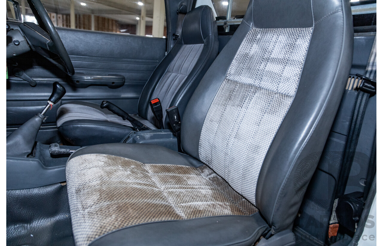 5/1991 Subaru Brumby Special GL Targa Roof (4x4) P/Up White 1.8L