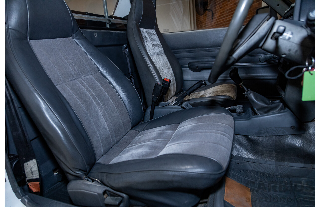 5/1991 Subaru Brumby Special GL Targa Roof (4x4) P/Up White 1.8L