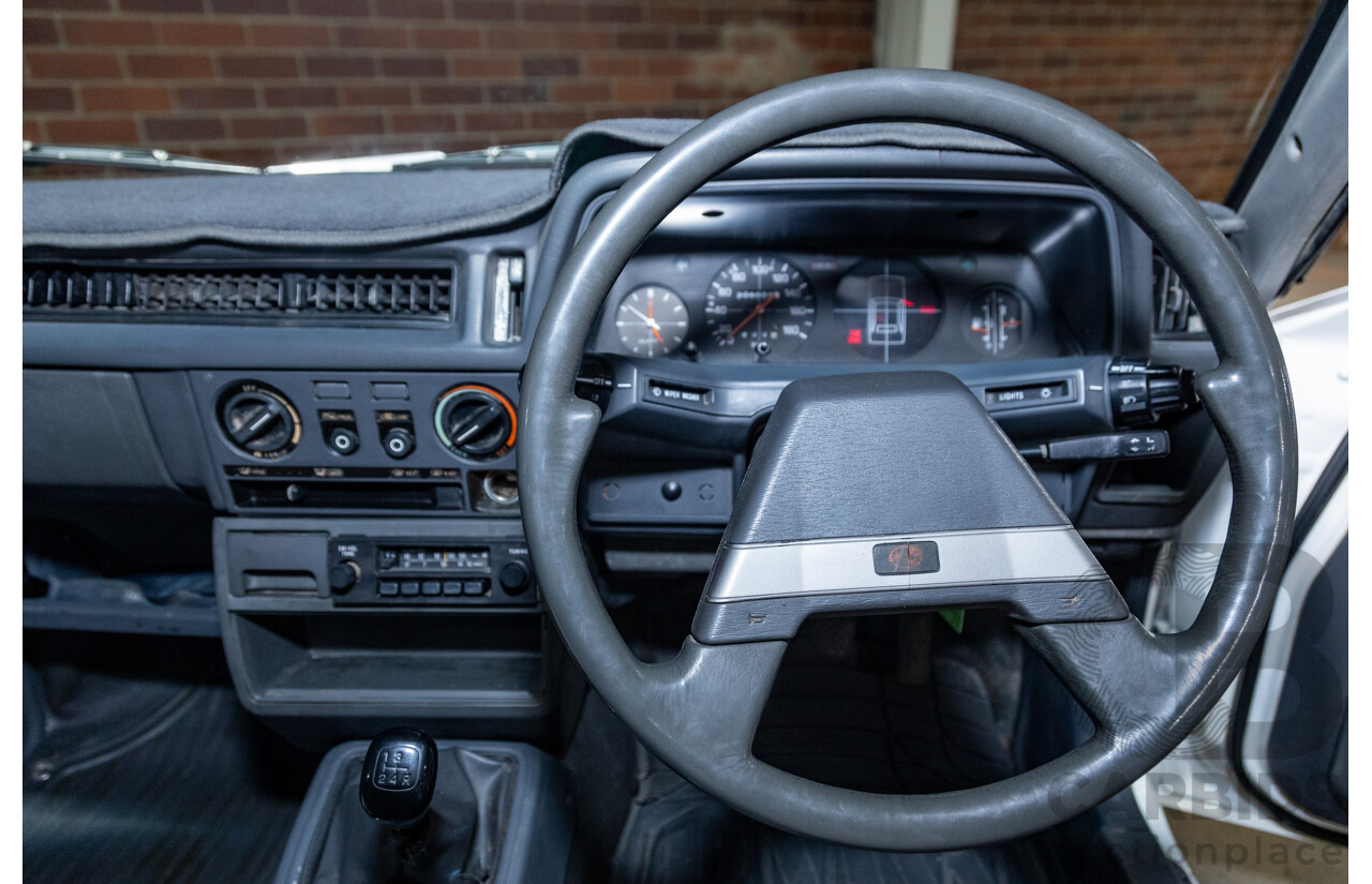 5/1991 Subaru Brumby Special GL Targa Roof (4x4) P/Up White 1.8L