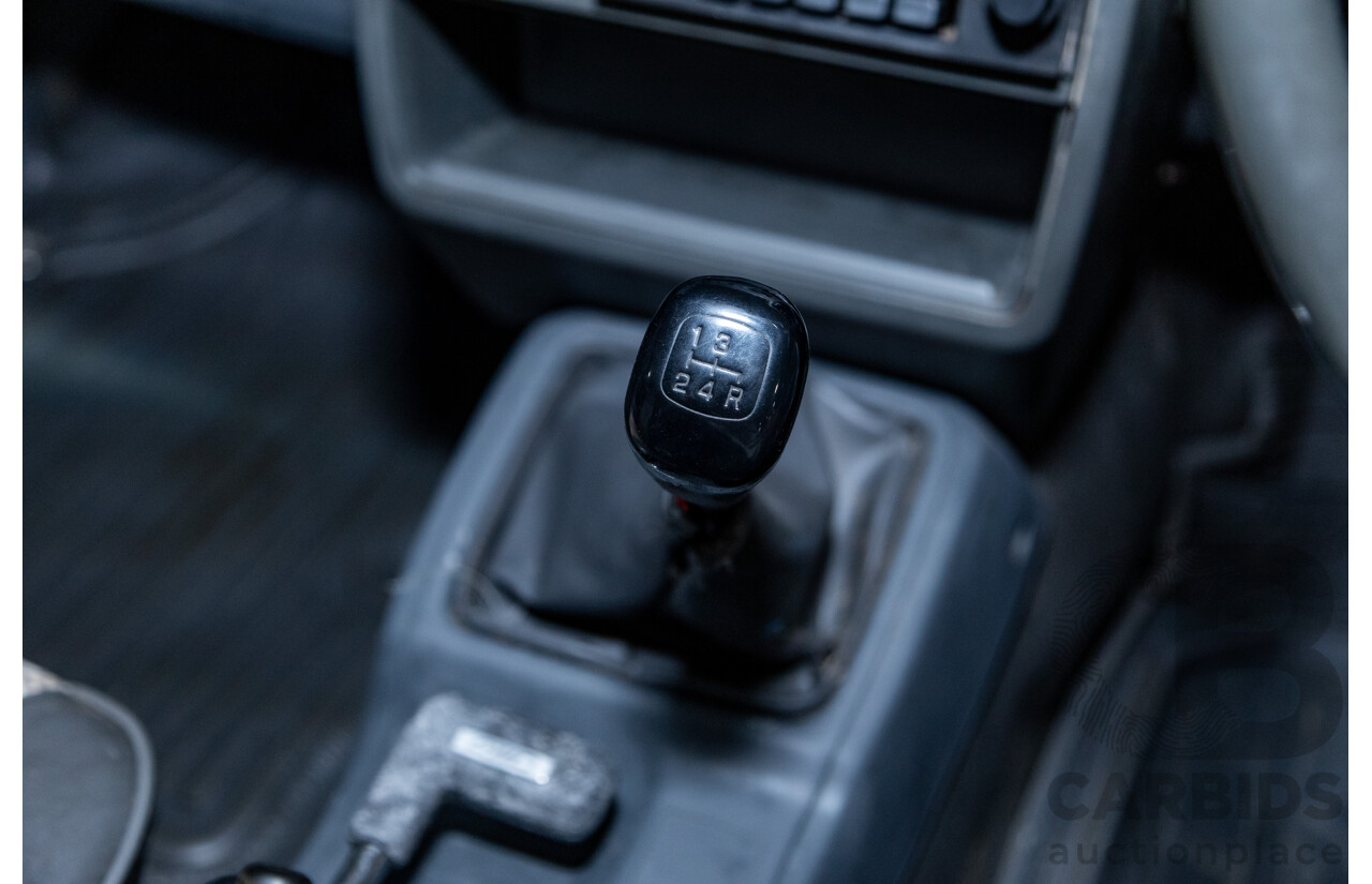 5/1991 Subaru Brumby Special GL Targa Roof (4x4) P/Up White 1.8L