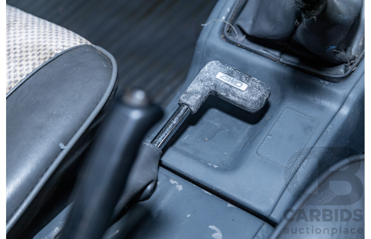 5/1991 Subaru Brumby Special GL Targa Roof (4x4) P/Up White 1.8L