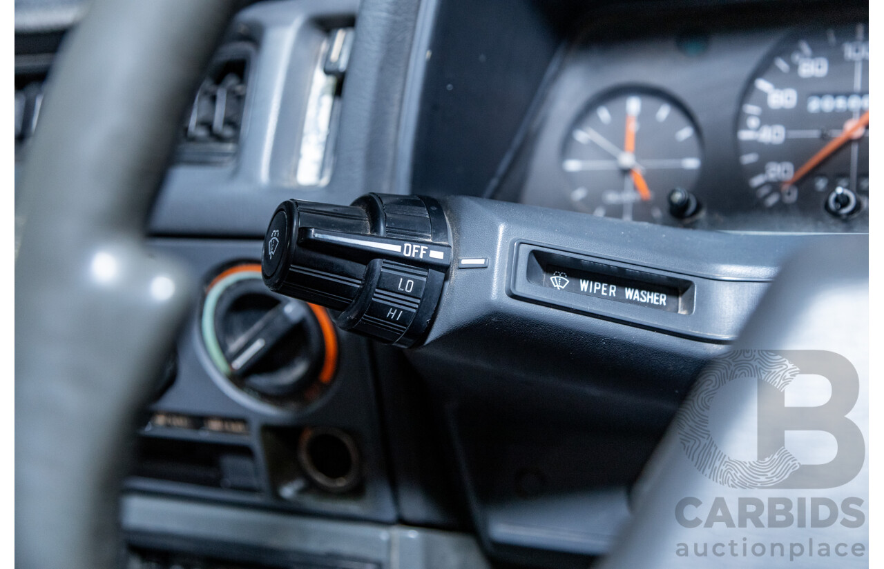 5/1991 Subaru Brumby Special GL Targa Roof (4x4) P/Up White 1.8L