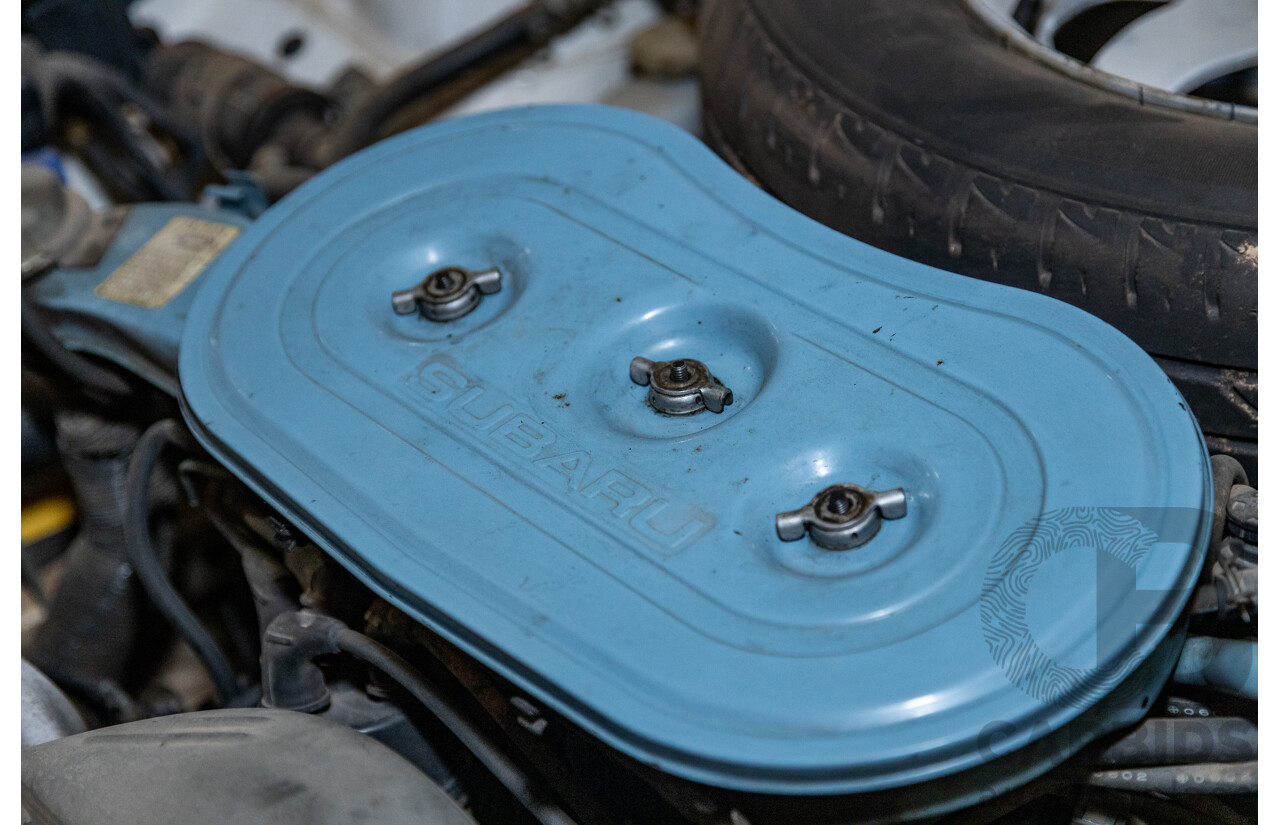 5/1991 Subaru Brumby Special GL Targa Roof (4x4) P/Up White 1.8L