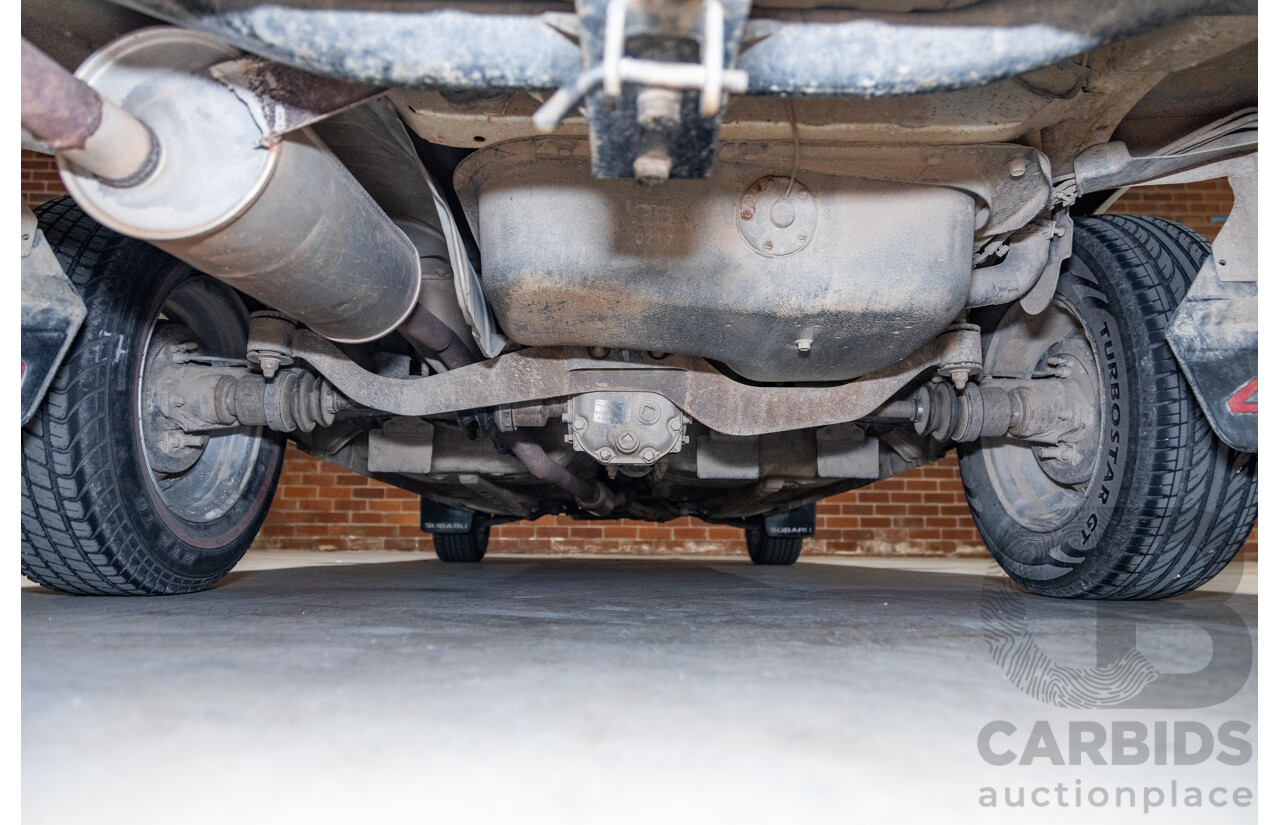 5/1991 Subaru Brumby Special GL Targa Roof (4x4) P/Up White 1.8L