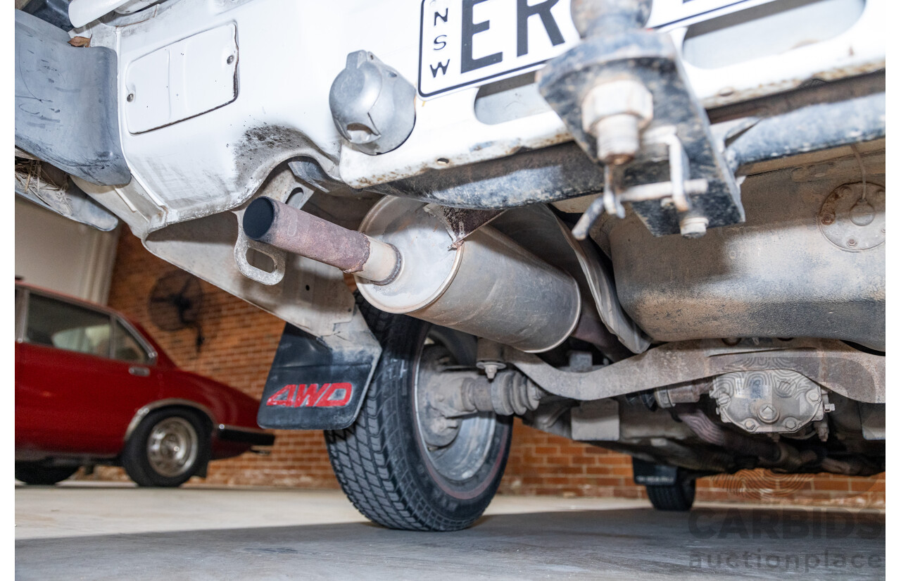 5/1991 Subaru Brumby Special GL Targa Roof (4x4) P/Up White 1.8L