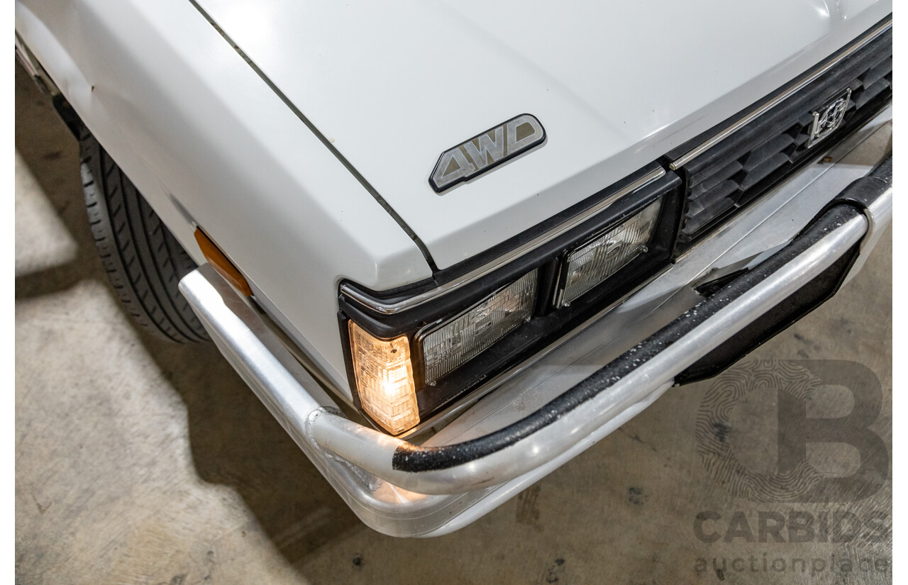 5/1991 Subaru Brumby Special GL Targa Roof (4x4) P/Up White 1.8L