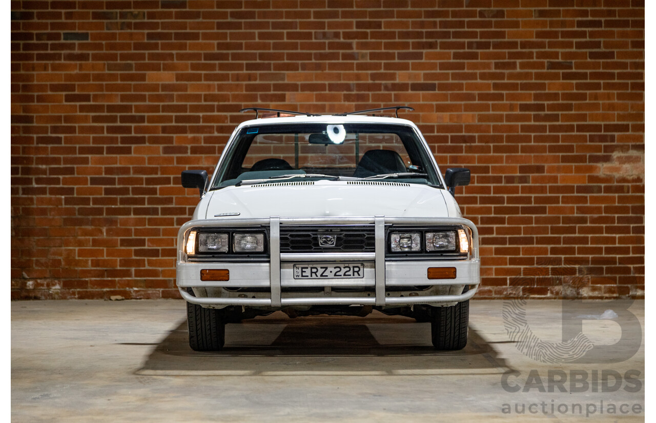 5/1991 Subaru Brumby Special GL Targa Roof (4x4) P/Up White 1.8L