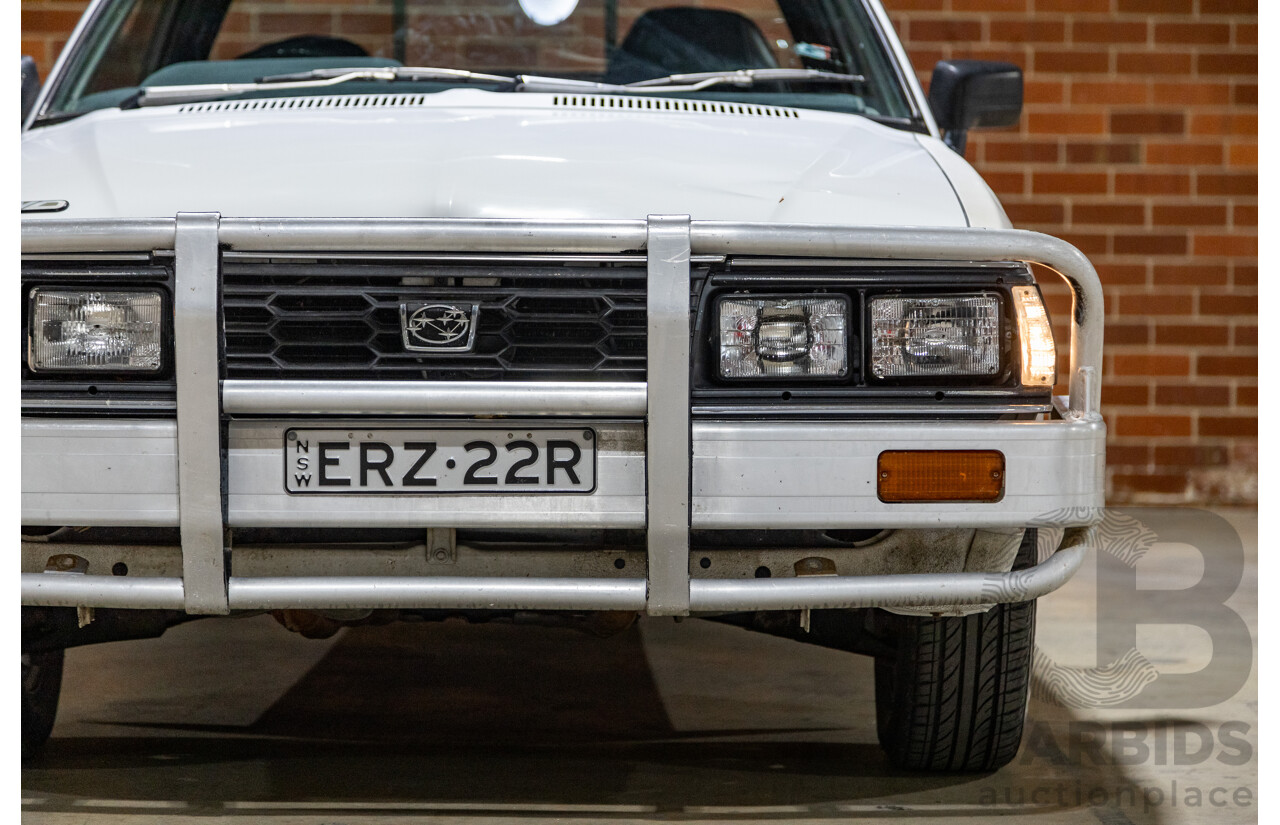 5/1991 Subaru Brumby Special GL Targa Roof (4x4) P/Up White 1.8L