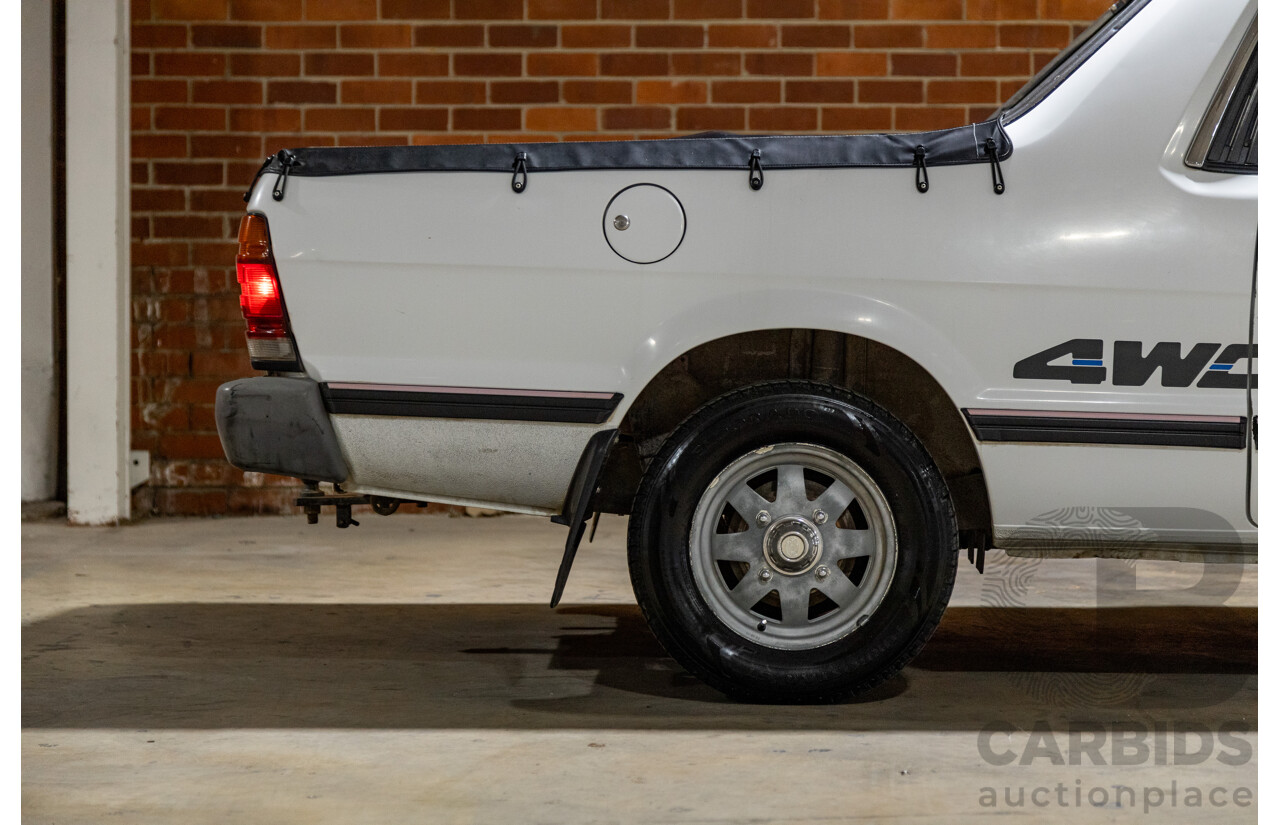 5/1991 Subaru Brumby Special GL Targa Roof (4x4) P/Up White 1.8L