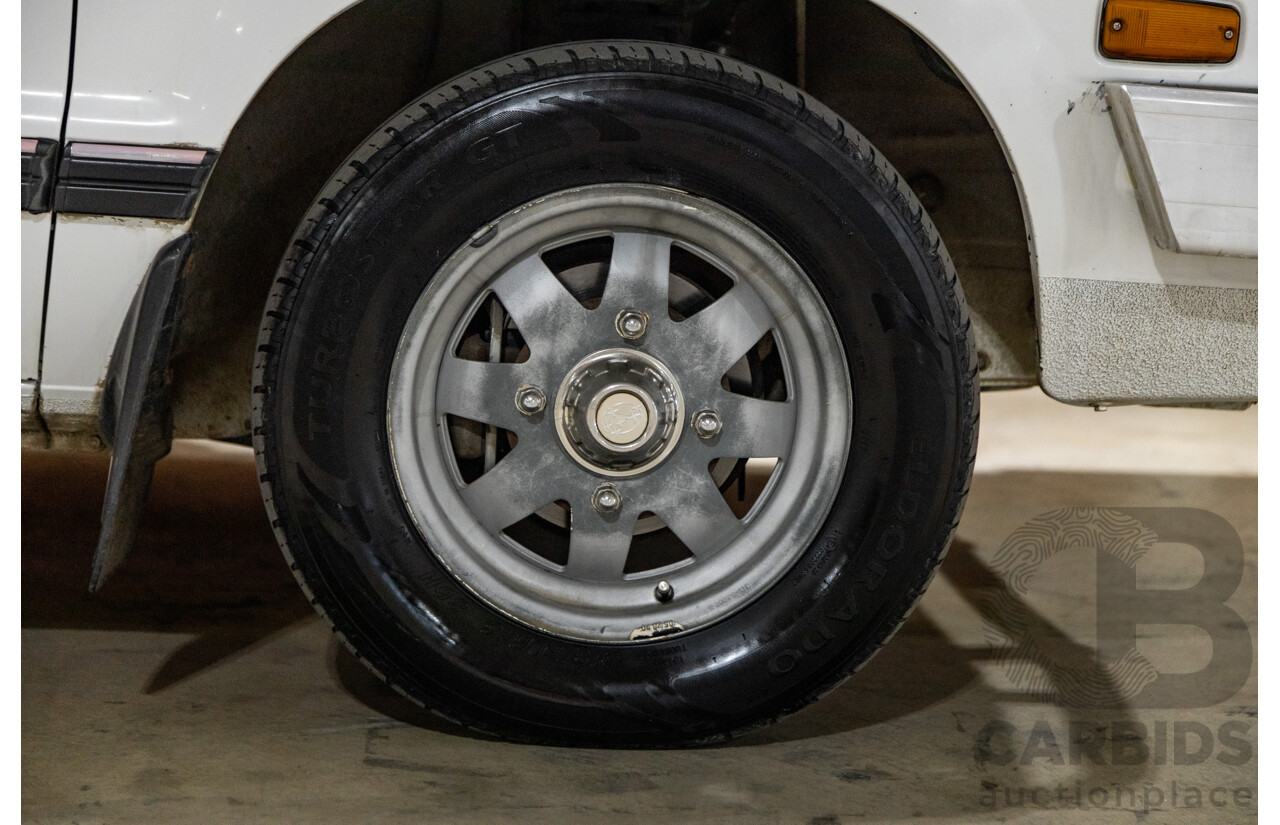 5/1991 Subaru Brumby Special GL Targa Roof (4x4) P/Up White 1.8L