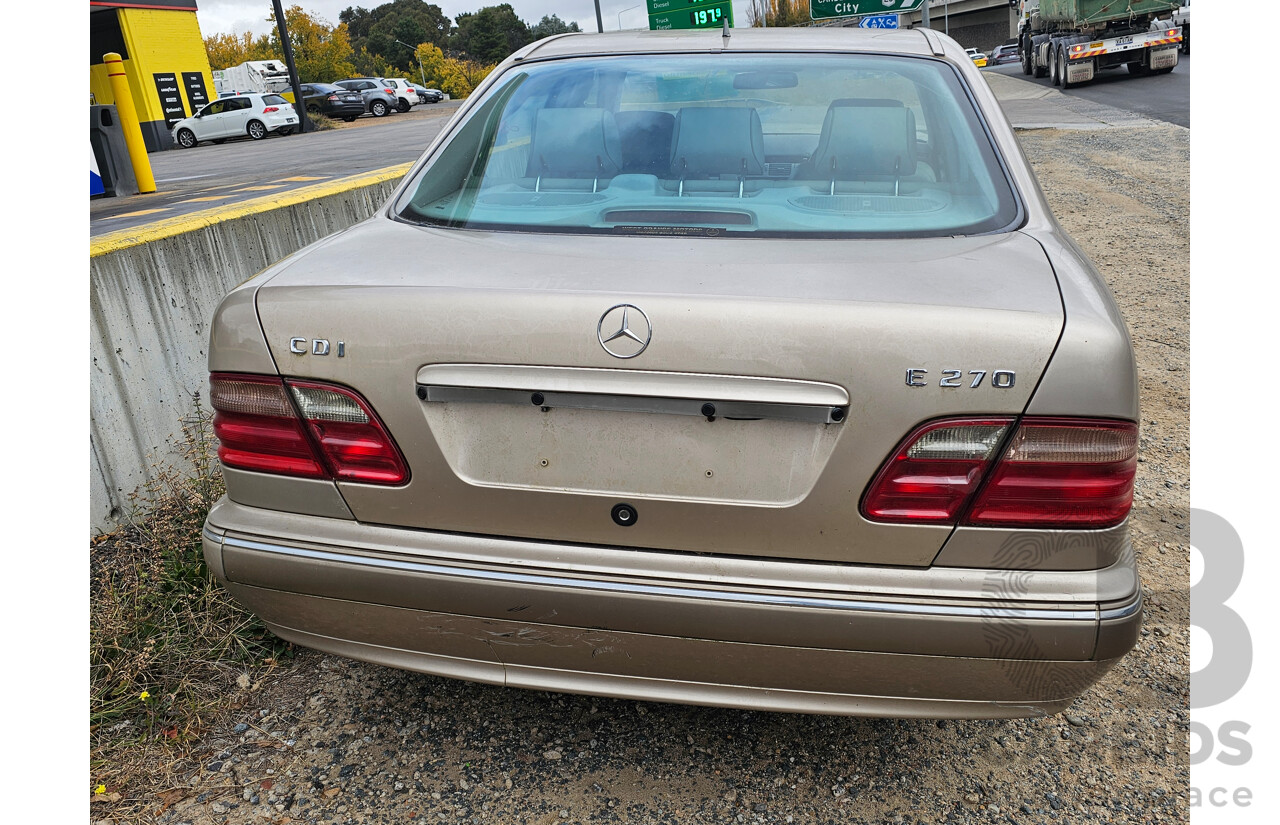 4/2002 Mercedes-Benz E270 CDI Elegance W210 4d Sedan Beige 2.7L