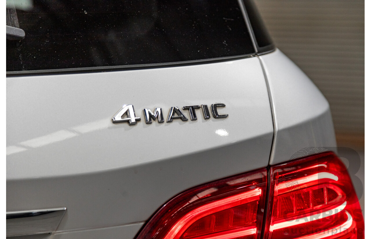 9/2015 Mercedes Benz GLE 250d (AWD) 166 AMG Package 4d Wagon Iridium Silver Metallic Turbo Diesel 2.1L