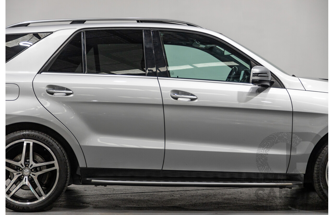 9/2015 Mercedes Benz GLE 250d (AWD) 166 AMG Package 4d Wagon Iridium Silver Metallic Turbo Diesel 2.1L