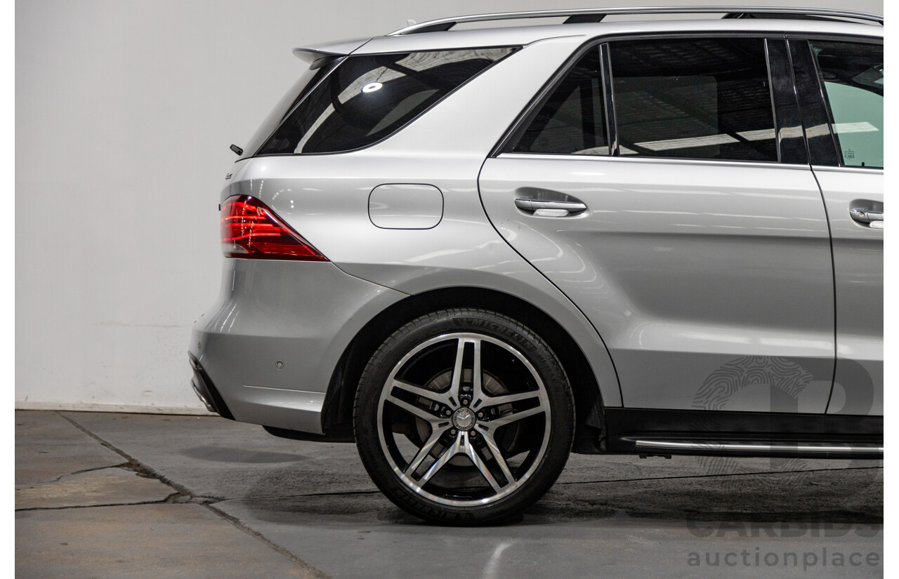 9/2015 Mercedes Benz GLE 250d (AWD) 166 AMG Package 4d Wagon Iridium Silver Metallic Turbo Diesel 2.1L