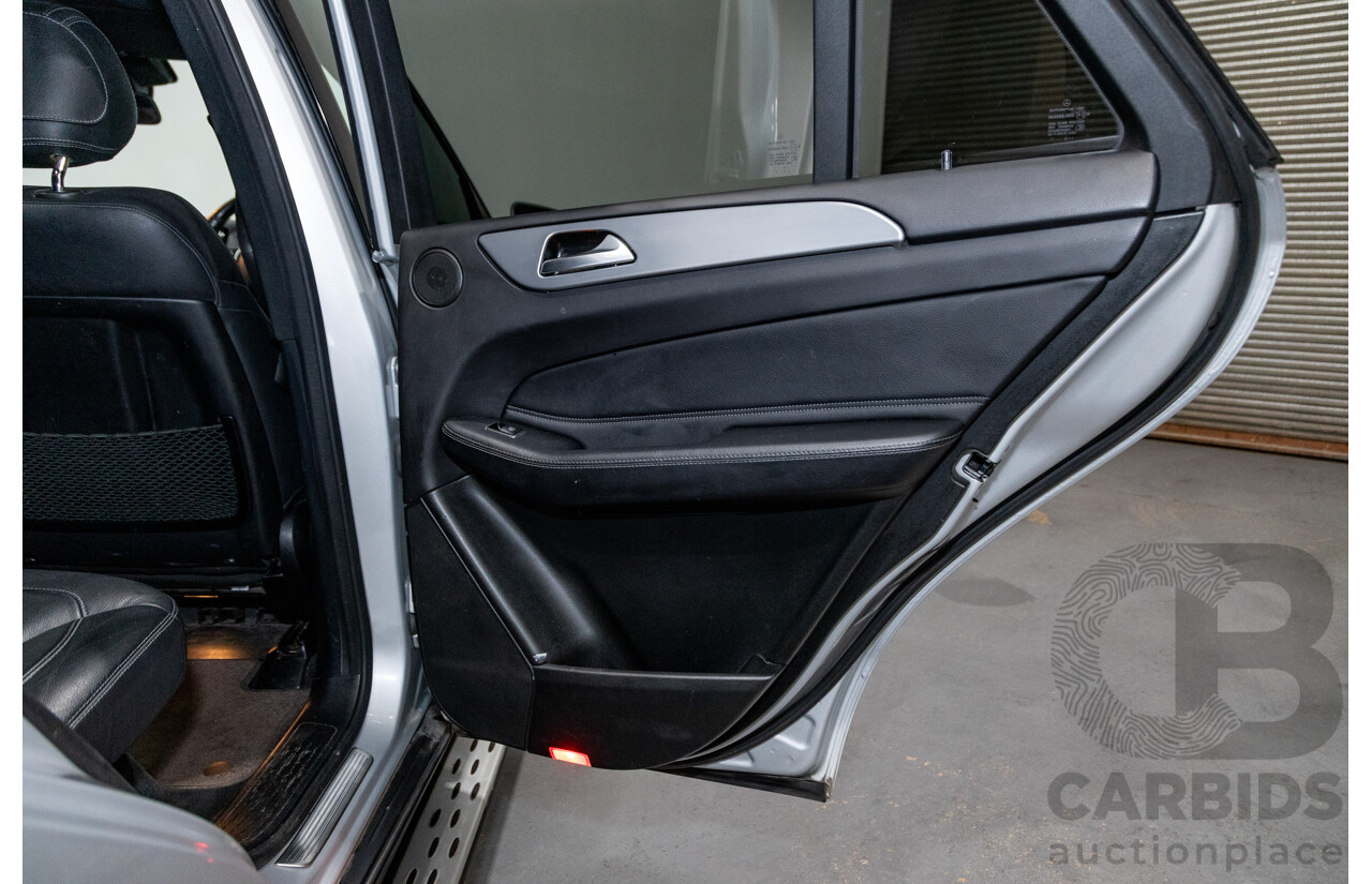 9/2015 Mercedes Benz GLE 250d (AWD) 166 AMG Package 4d Wagon Iridium Silver Metallic Turbo Diesel 2.1L