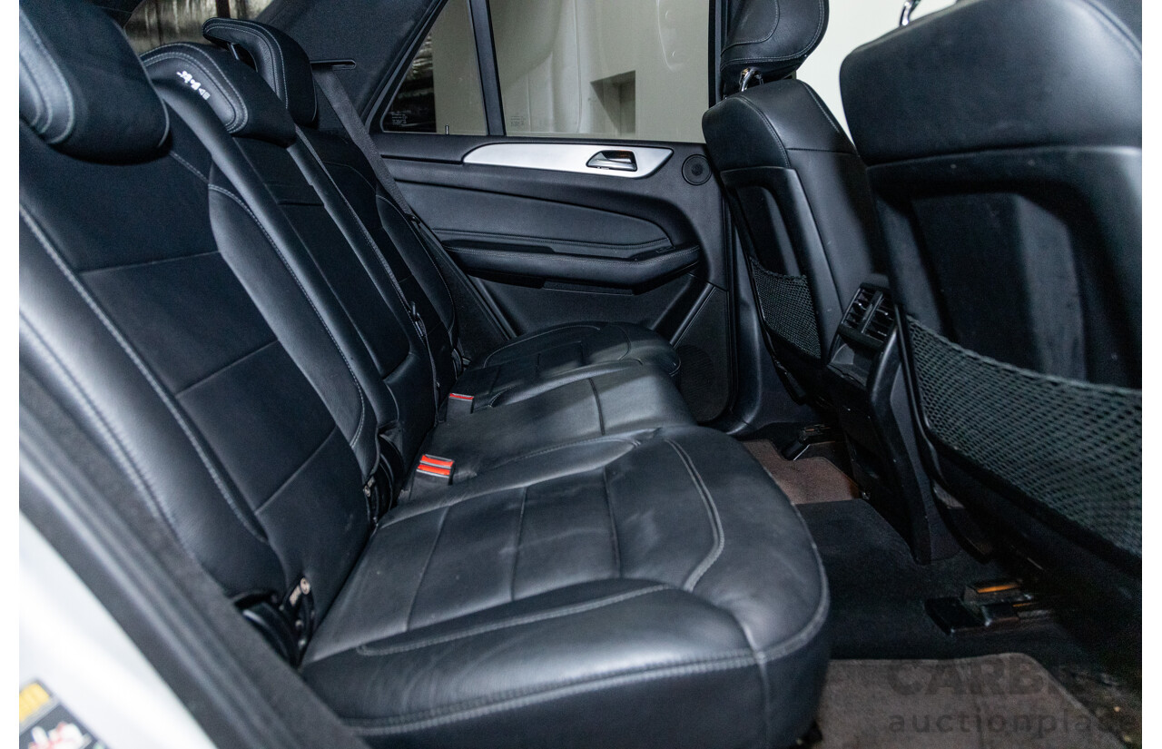 9/2015 Mercedes Benz GLE 250d (AWD) 166 AMG Package 4d Wagon Iridium Silver Metallic Turbo Diesel 2.1L