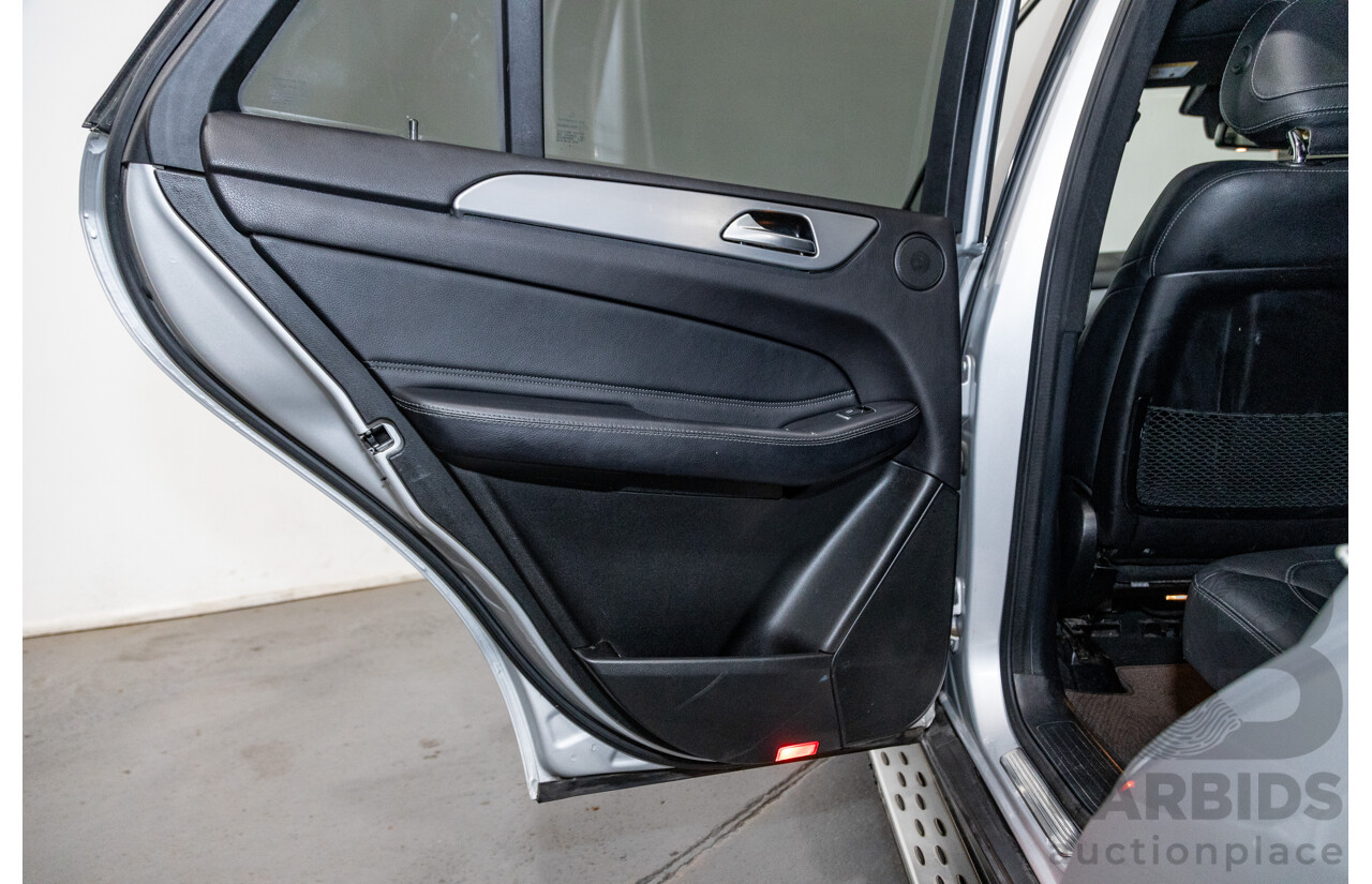 9/2015 Mercedes Benz GLE 250d (AWD) 166 AMG Package 4d Wagon Iridium Silver Metallic Turbo Diesel 2.1L