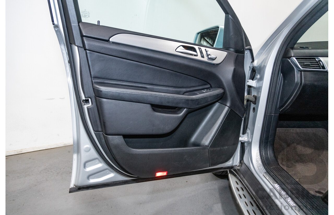 9/2015 Mercedes Benz GLE 250d (AWD) 166 AMG Package 4d Wagon Iridium Silver Metallic Turbo Diesel 2.1L