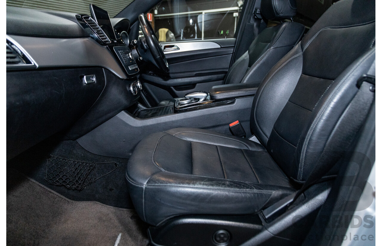 9/2015 Mercedes Benz GLE 250d (AWD) 166 AMG Package 4d Wagon Iridium Silver Metallic Turbo Diesel 2.1L