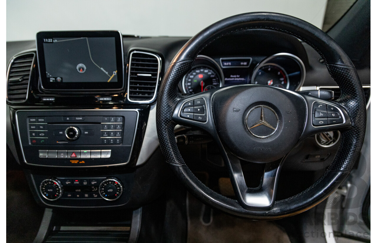 9/2015 Mercedes Benz GLE 250d (AWD) 166 AMG Package 4d Wagon Iridium Silver Metallic Turbo Diesel 2.1L