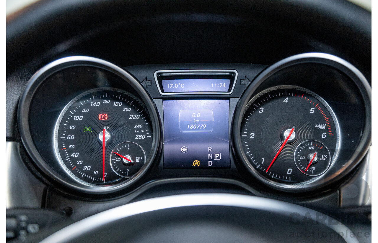 9/2015 Mercedes Benz GLE 250d (AWD) 166 AMG Package 4d Wagon Iridium Silver Metallic Turbo Diesel 2.1L