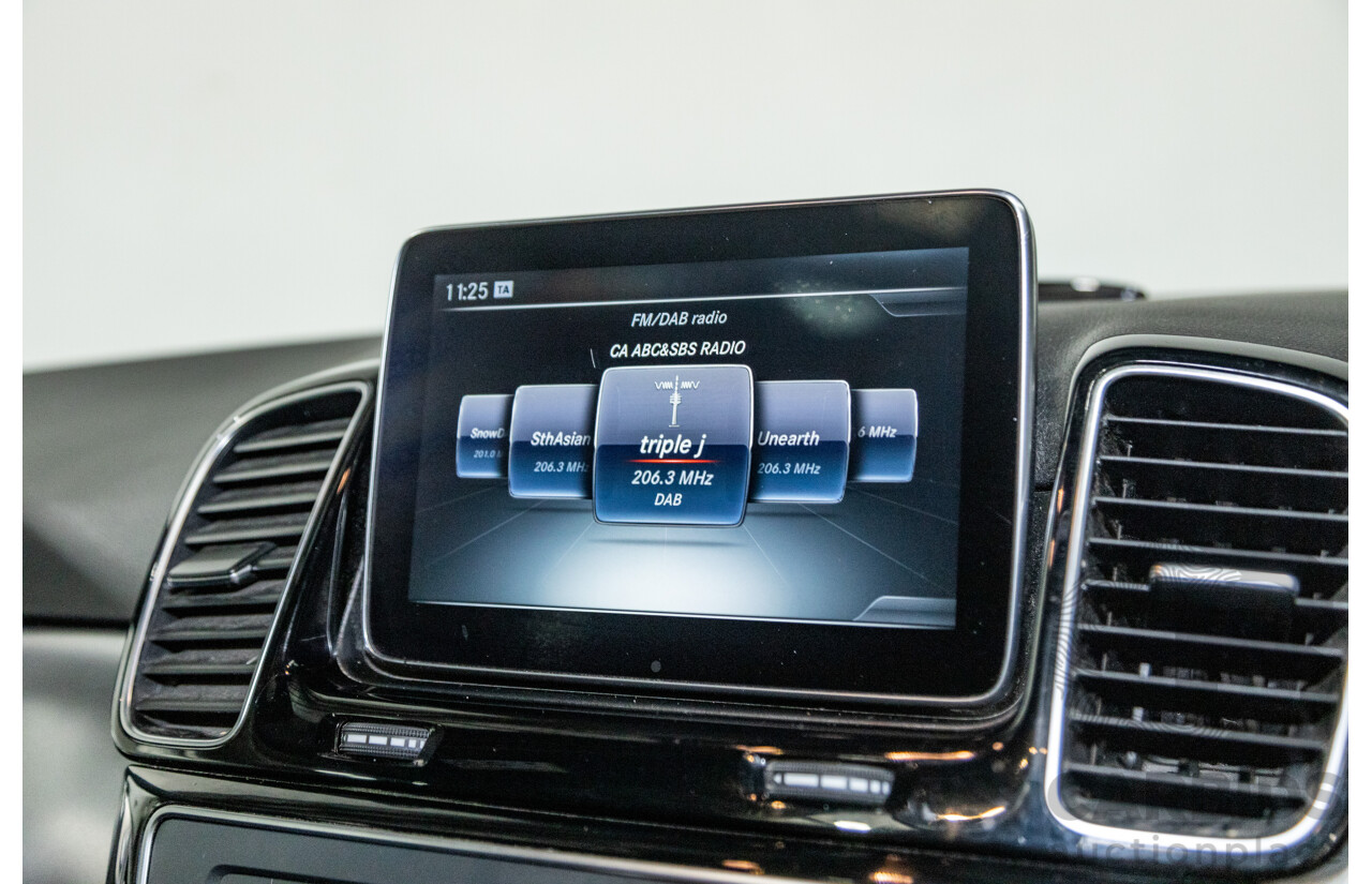 9/2015 Mercedes Benz GLE 250d (AWD) 166 AMG Package 4d Wagon Iridium Silver Metallic Turbo Diesel 2.1L