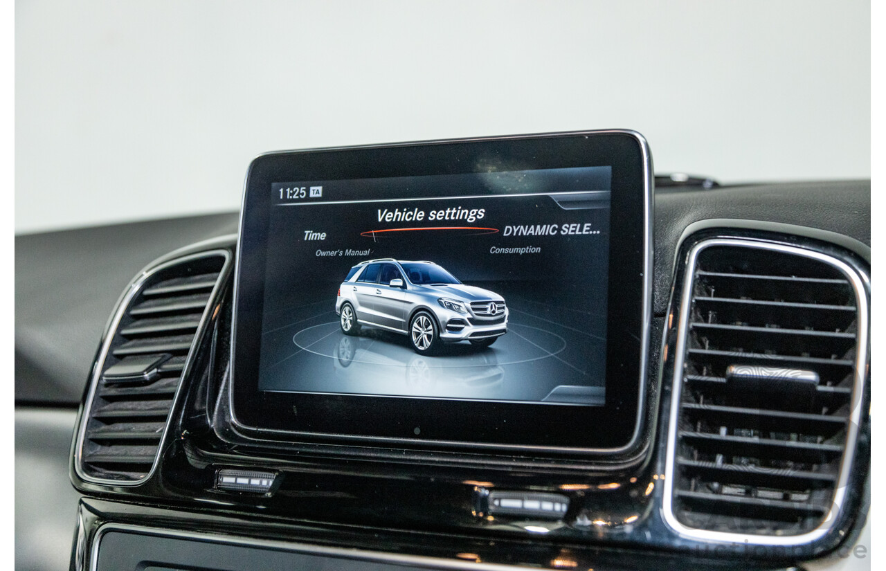 9/2015 Mercedes Benz GLE 250d (AWD) 166 AMG Package 4d Wagon Iridium Silver Metallic Turbo Diesel 2.1L