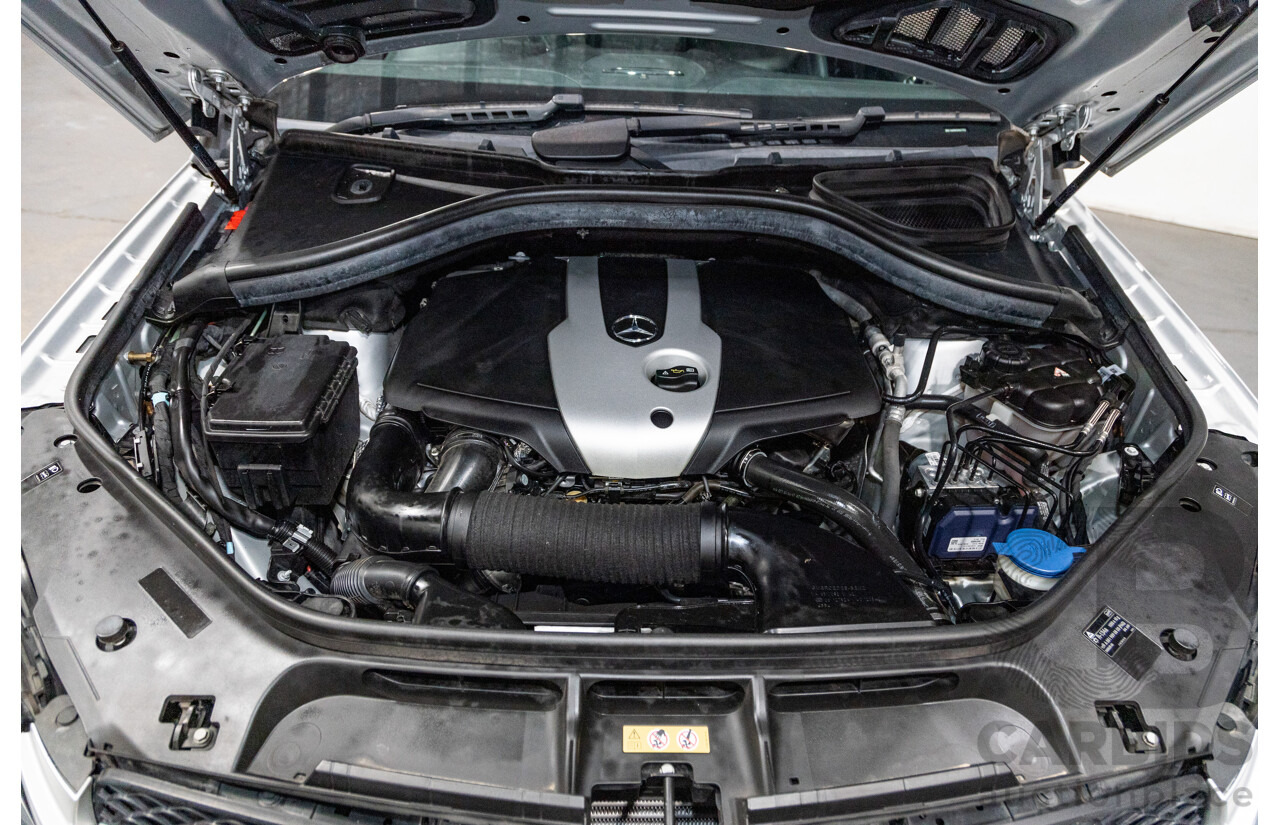 9/2015 Mercedes Benz GLE 250d (AWD) 166 AMG Package 4d Wagon Iridium Silver Metallic Turbo Diesel 2.1L