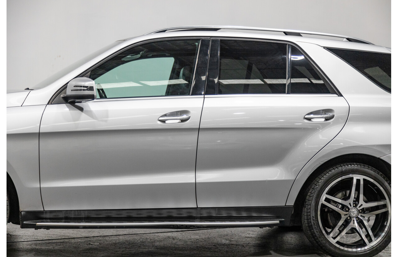 9/2015 Mercedes Benz GLE 250d (AWD) 166 AMG Package 4d Wagon Iridium Silver Metallic Turbo Diesel 2.1L