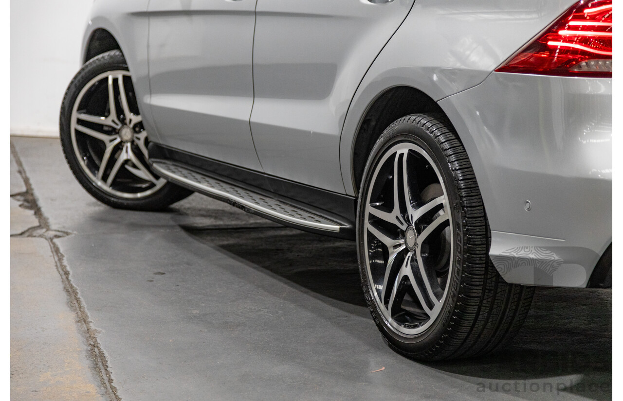 9/2015 Mercedes Benz GLE 250d (AWD) 166 AMG Package 4d Wagon Iridium Silver Metallic Turbo Diesel 2.1L