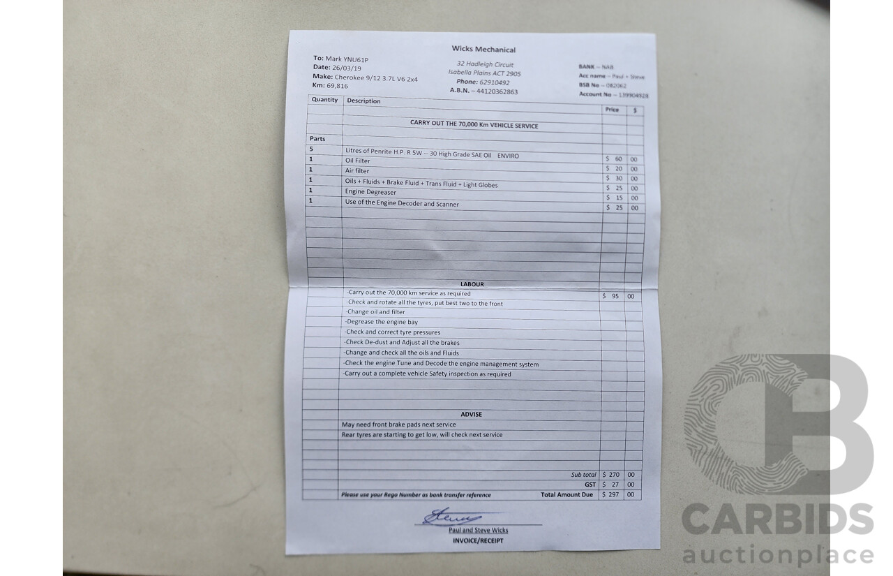 09/2012 Jeep Cherokee SPORT (4x2) RWD KK MY12 4D Wagon Blue 3.7L