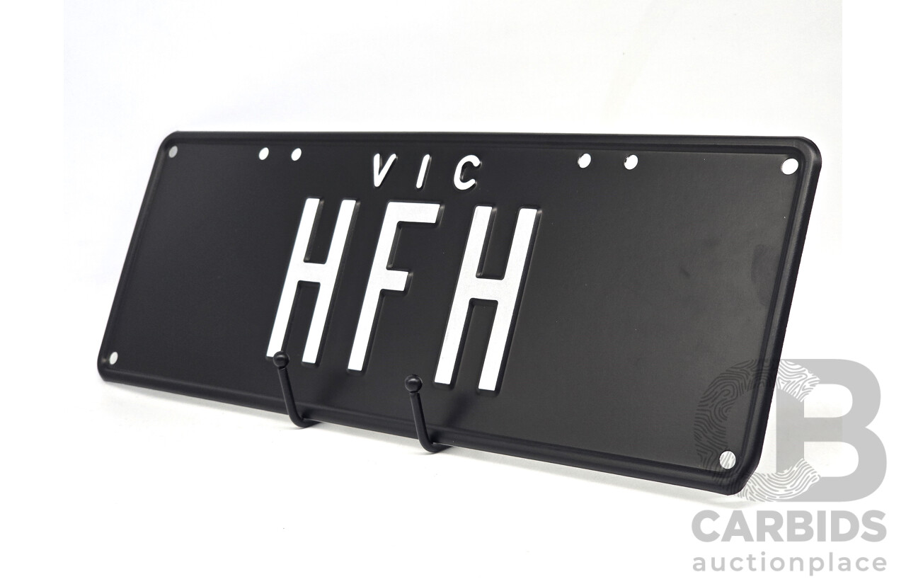 Victorian VIC Custom 3 Character Alpha Number Plate - HFH