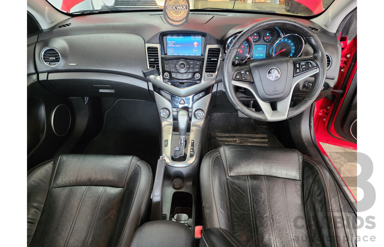 11/2014 Holden Cruze Z-SERIES FWD JH MY14 4D Sedan Red 1.8L