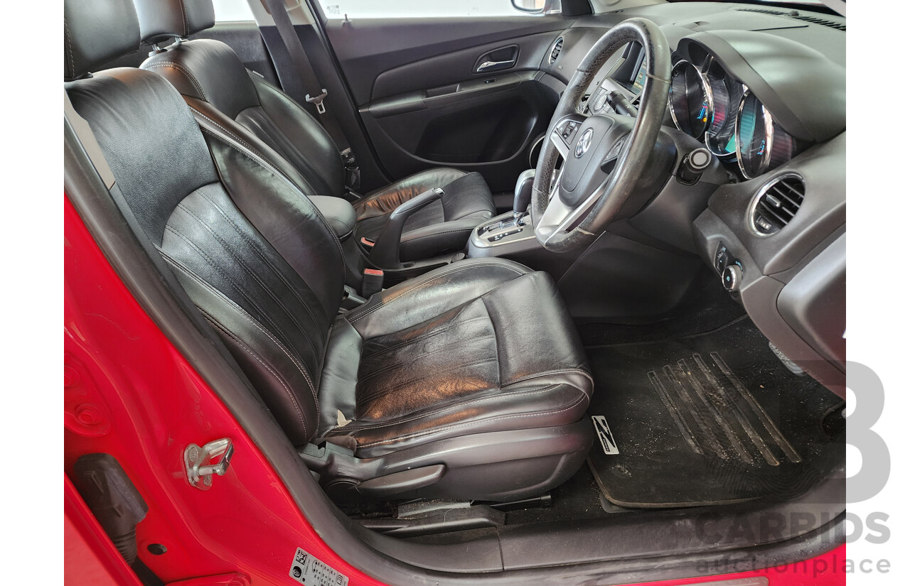 11/2014 Holden Cruze Z-SERIES FWD JH MY14 4D Sedan Red 1.8L
