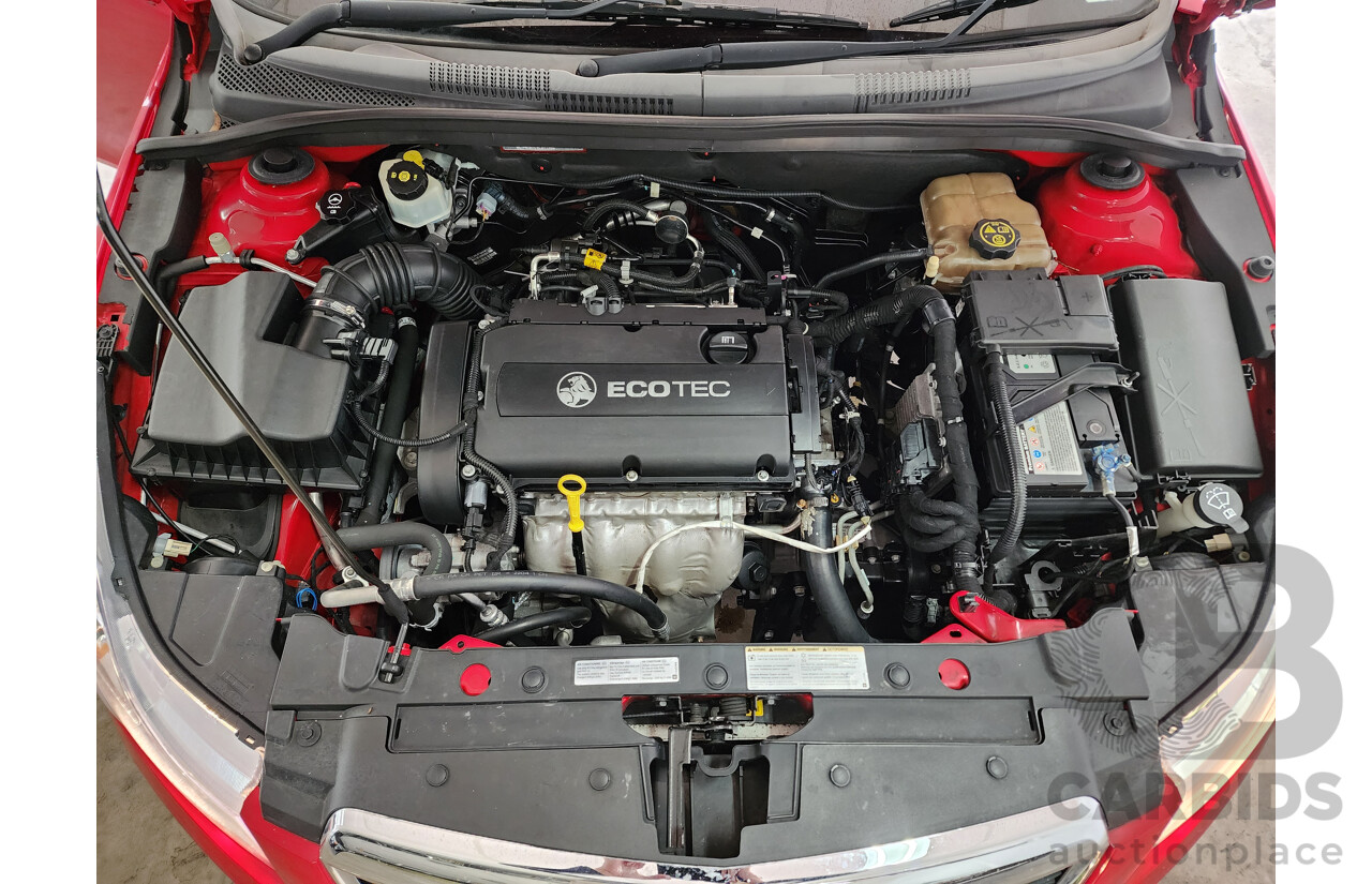 11/2014 Holden Cruze Z-SERIES FWD JH MY14 4D Sedan Red 1.8L