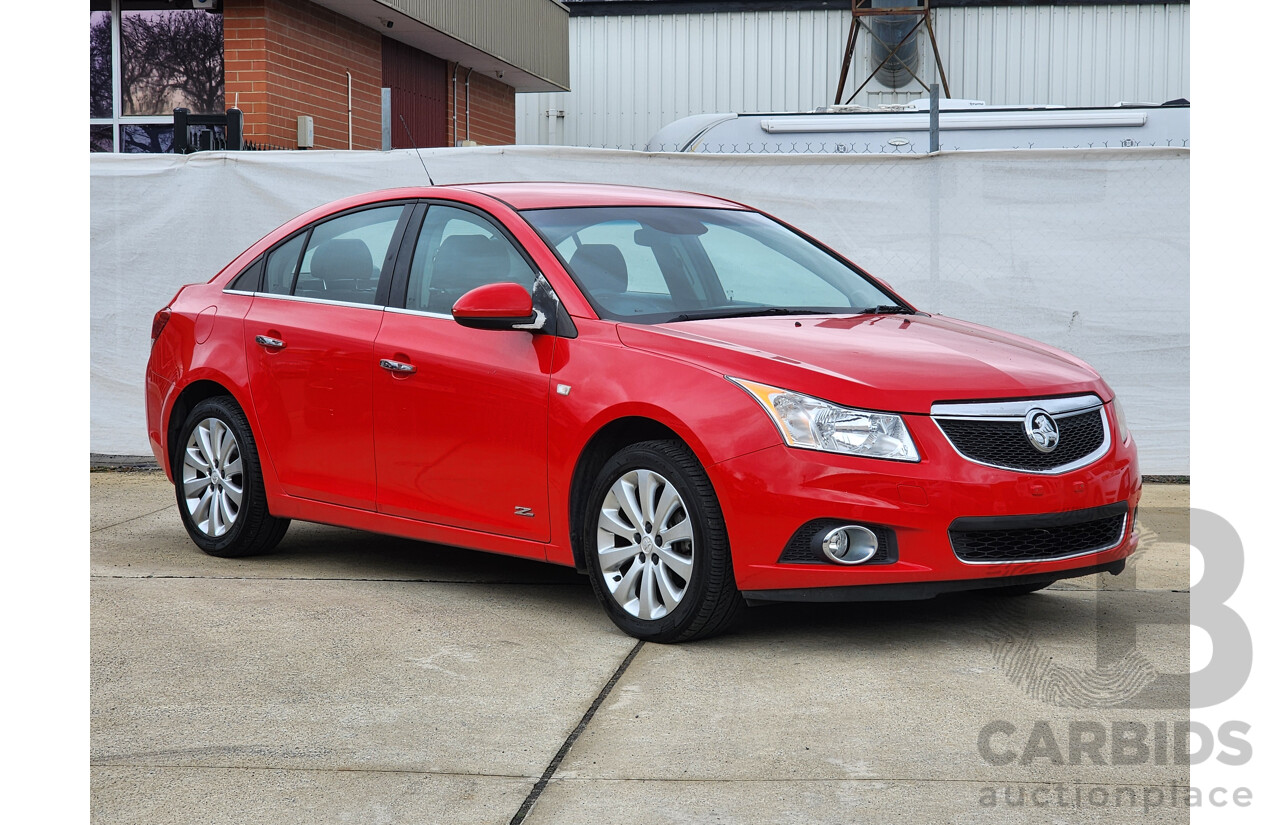11/2014 Holden Cruze Z-SERIES FWD JH MY14 4D Sedan Red 1.8L