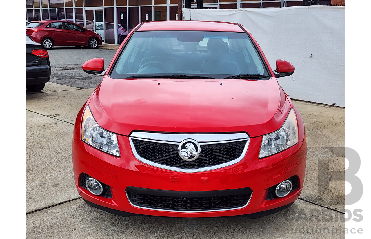 11/2014 Holden Cruze Z-SERIES FWD JH MY14 4D Sedan Red 1.8L