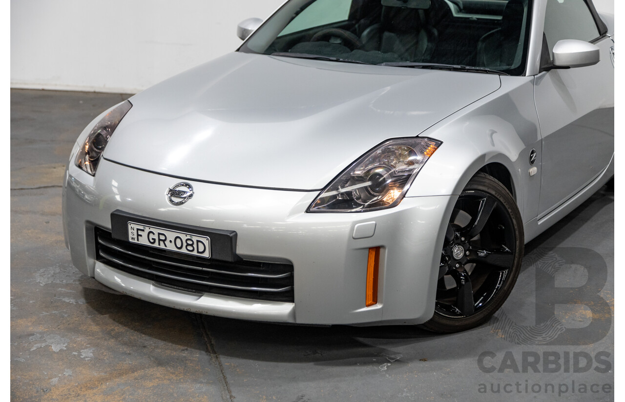 6/2009 Nissan 350z Roadster Track Edition Z33 MY07 2d Convertible Metallic Silver V6 3.5L